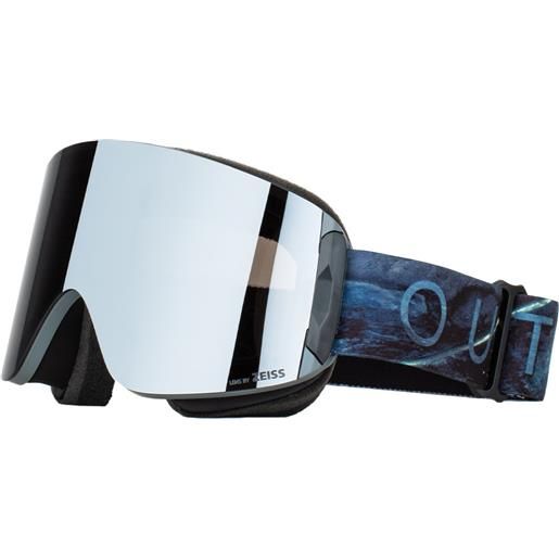 Out Of katana ski goggles trasparente, blu silver/cat2+storm/cat1