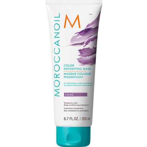 Moroccanoil color depositing mask lilac 200ml - maschera colorazione temporanea ibisco