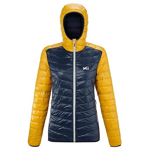 Millet - tilicho hoodie w - giacca da hiking da donna - comprimibile e leggera - hiking, trekking - blu/giallo