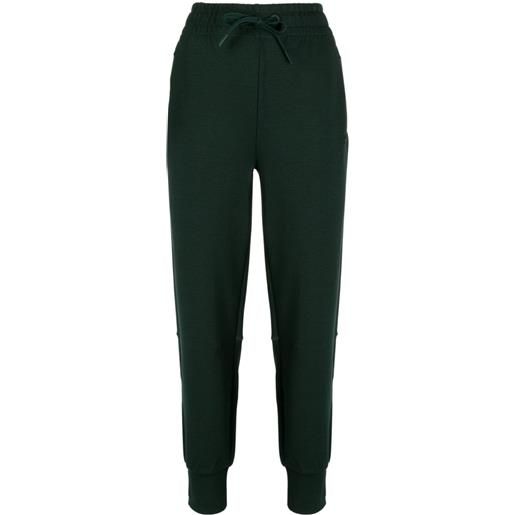 Lacoste pantaloni sportivi con stampa - verde