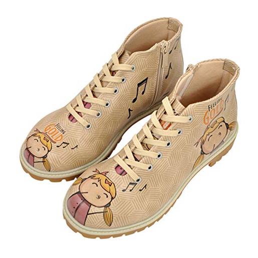DOGO shortcut boots, stivaletto donna, multicolore, 39 eu