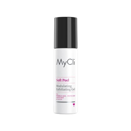 PERLAPELLE Srl mycli soft peel gel esfoliante modulato - esfoliante in gel per viso e corpo - 50 ml