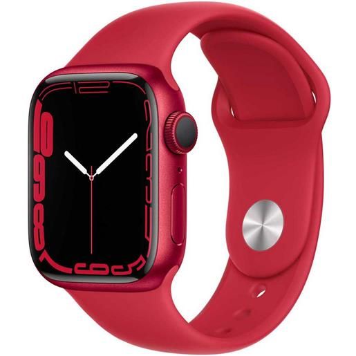 Apple series 7 red gps 41 mm watch rosso