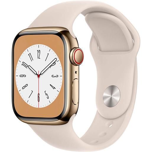 Apple series 8 gps+cellular 41 mm watch beige