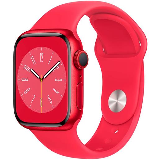 Apple series 8 gps+cellular 41 mm watch rosso