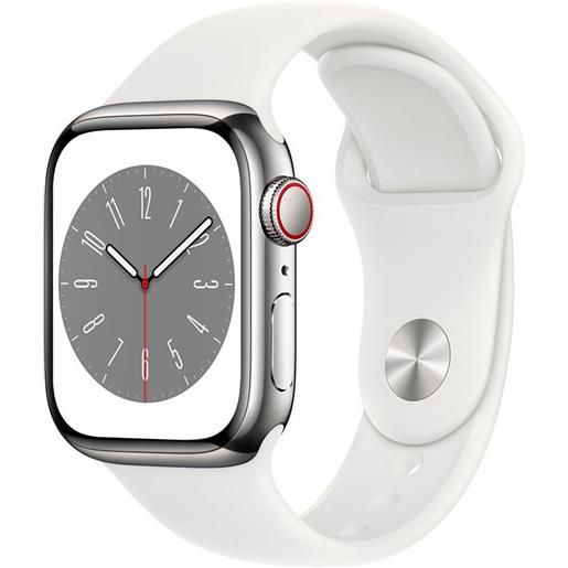 Apple series 8 gps+cellular 41 mm watch bianco