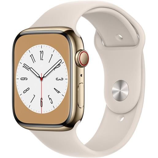 Apple series 8 gps+cellular 45 mm watch beige