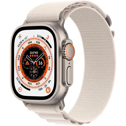 Apple ultra gps+cellular 49 mm watch beige l