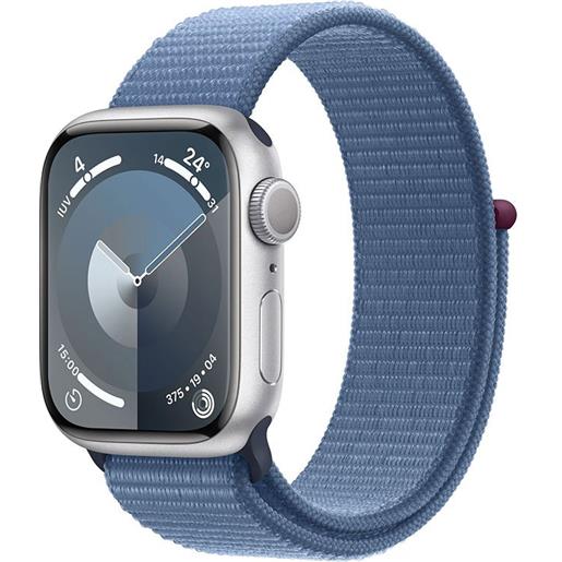 Apple series 9 gps loop 41 mm watch blu