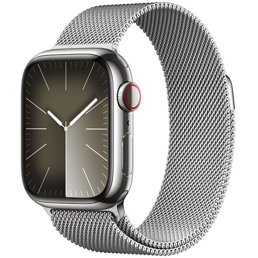 Apple series 9 gps loop 41 mm watch grigio, argento