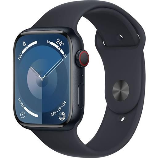 Apple series 9 gps+cellular sport 45 mm watch blu m-l