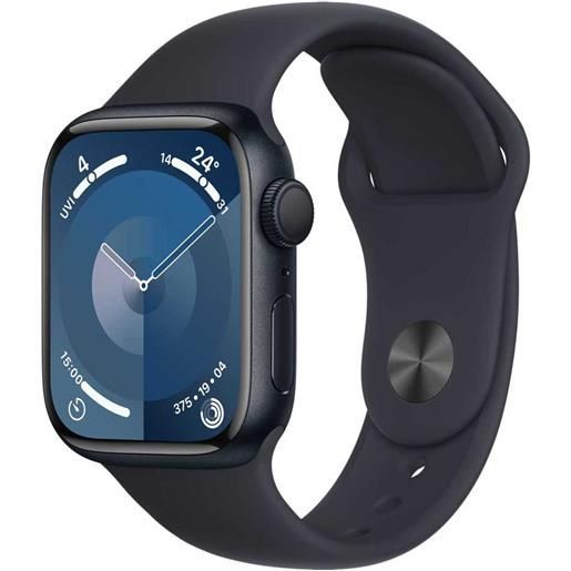 Apple series 9 gps sport 41 mm watch blu m-l