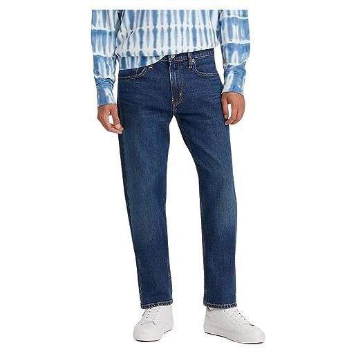 Levi's pantaloni jeans levis 502 taper blu da uomo, blu, 33w x 34l