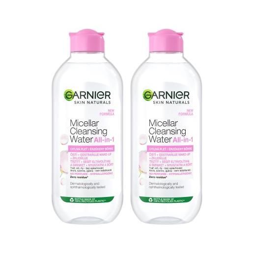 Garnier skin naturals micellar water all-in-1 cofanetti 2x acqua micellare 400 ml per donna