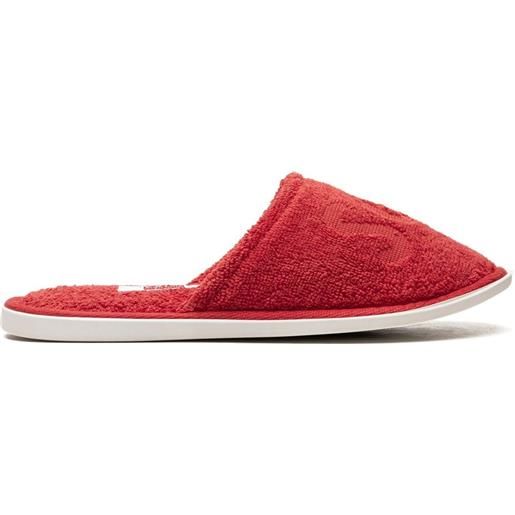 Supreme slippers frette - rosso
