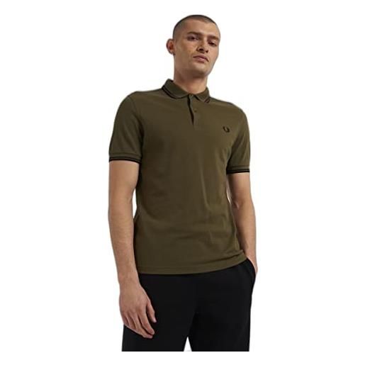 Fred Perry polo m3600 unfrmgrn/black-q41 m