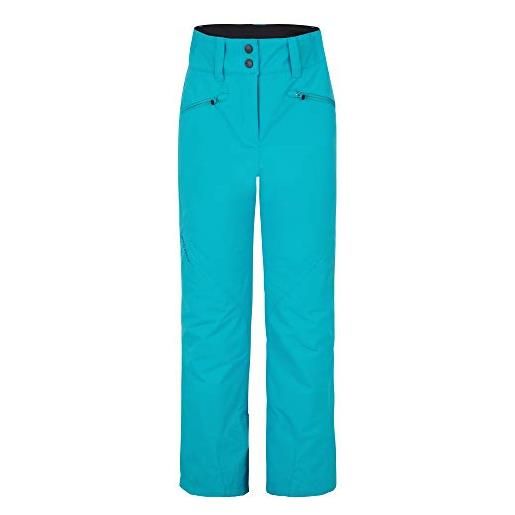 Ziener alin junior, pantaloni da sci per bambini, impermeabili, antivento, caldi, carribean, 104