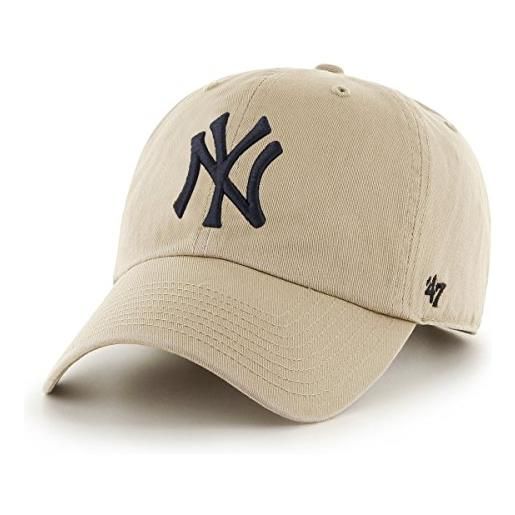 47 '47 - cappellino da baseball con il logo new york yankees, taglia unica, color cachi