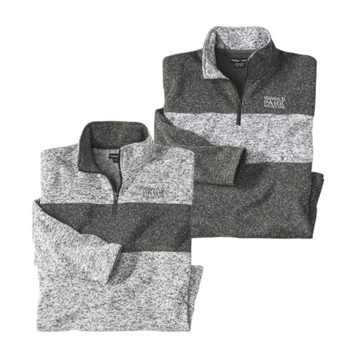 ATLAS FOR MEN - set di 2 felpe in pile - xl