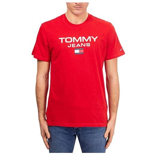 Tommy Hilfiger tommy jeans - t-shirt uomo regular con logo - taglia m
