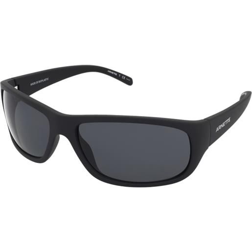 Arnette uka-uka an4290 275881 | occhiali da sole sportivi | unisex | plastica | rettangolari | nero | adrialenti