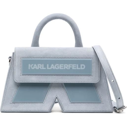 Karl Lagerfeld borsa a tracolla icon k - blu