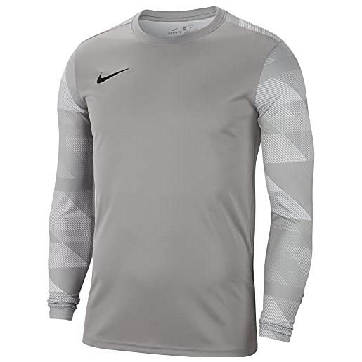 Nike y nk dry park iv jsy ls gk t-shirt, pewter grey/white/black, m bambino unisex