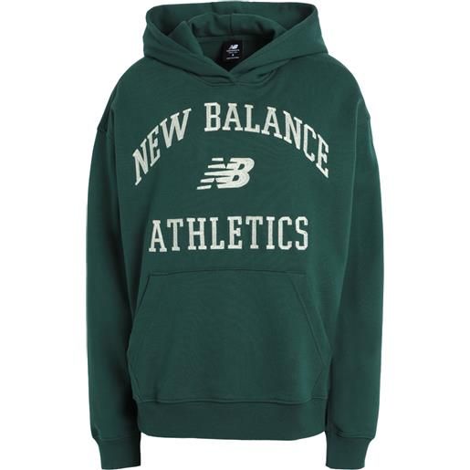 NEW BALANCE athletics varsity oversized fleece hoodie - felpa