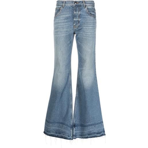 Chloé jeans svasati a vita alta - blu