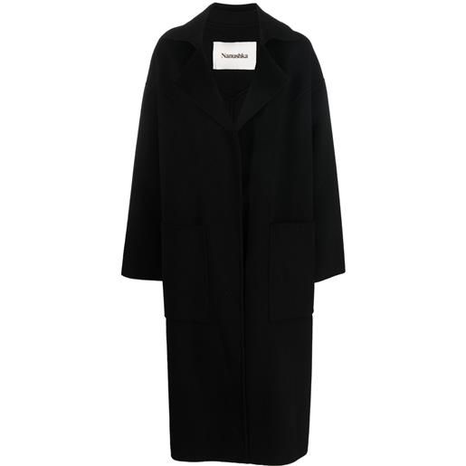 Nanushka cappotto monopetto - nero