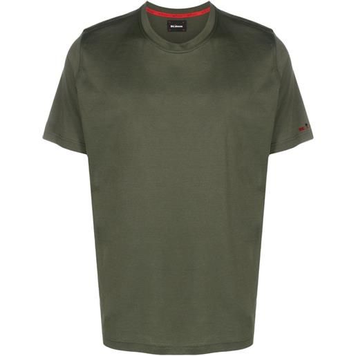 Kiton t-shirt con ricamo - verde