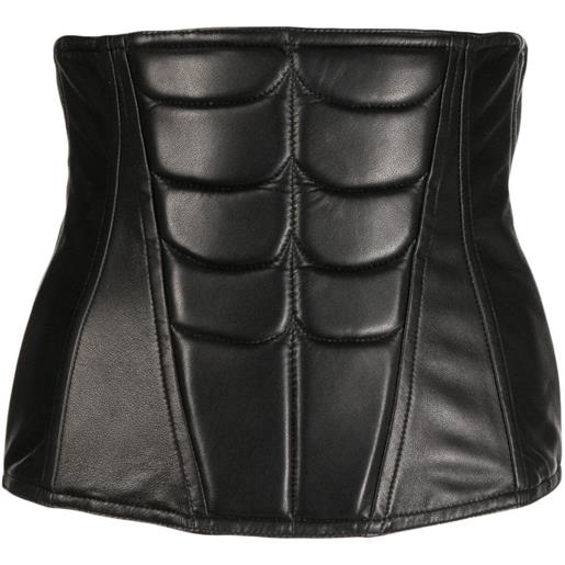 Natasha Zinko corsetto abs - nero