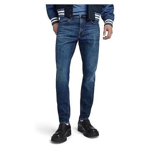 G-STAR RAW revend fwd skinny jeans, blu (antique faded orinoco blue destroyed d20071-c051-g120), 34w / 30l uomo