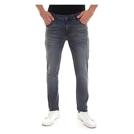 Guess jeans jeans uomo denim grigio