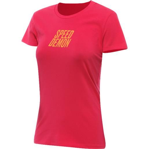 DAINESE t-shirt donna dainese speed demon veloce rosso