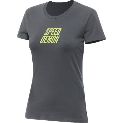 DAINESE t-shirt donna dainese speed demon veloce grigio