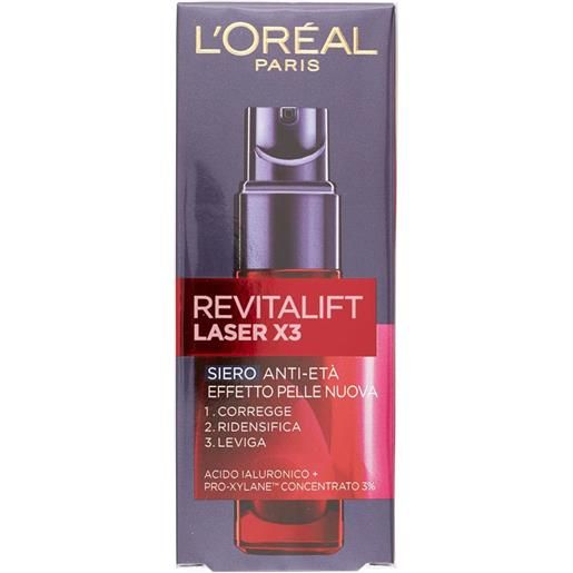 L'Oréal Paris l'oreal revitalift laser x3 siero anti-età 30 ml