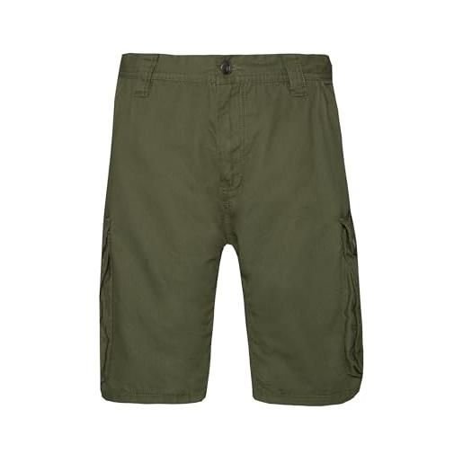 Protest lindup pantaloni corti da uomo, uomo, 2714001, grigio verde, xs