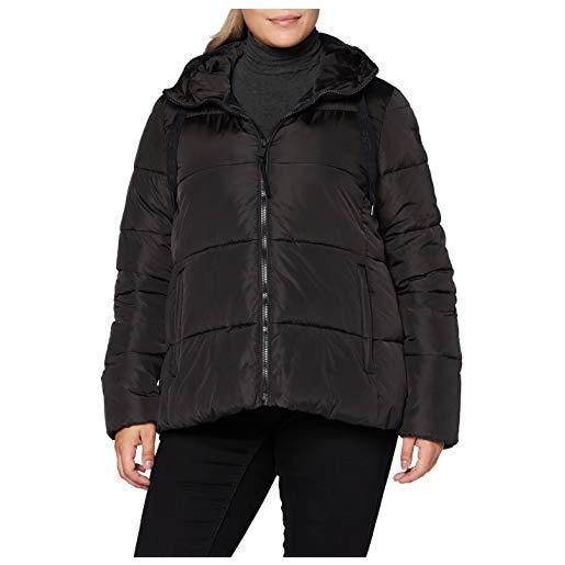 CMP - giacca da donna con cappuccio fisso, nero, 42