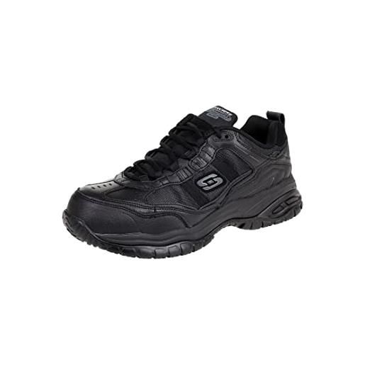 Skechers soft stride grinnel, scarpe da ginnastica uomo, nero, 42.5 eu