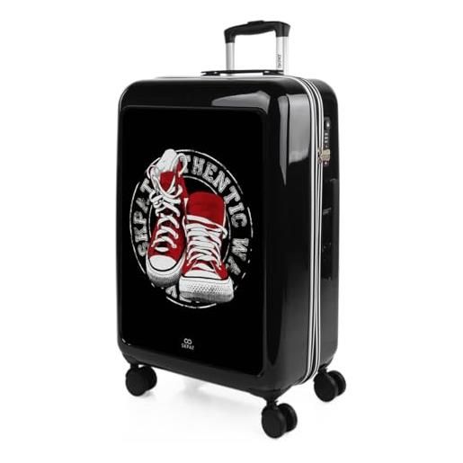 SKPAT - valigia grande e resistente, valigie eleganti, valigia da stiva robusta, trolley spazioso, valigie trolley in offerta 133660, walk