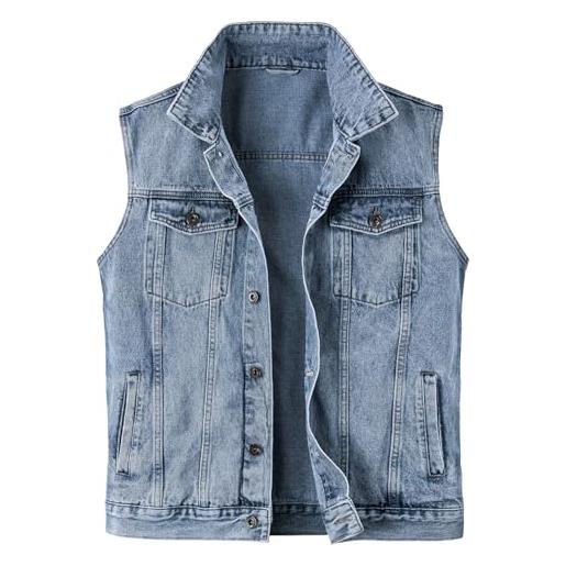 Gilet di hotsell jeans uomo