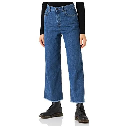 Sisley trousers 4p9ple00d pantaloni, denim blue 902, 32 donna