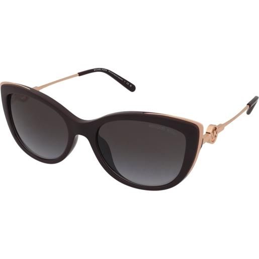 Michael Kors south hampton mk2127u 33448g | occhiali da sole graduati o non graduati | prova online | plastica | cat eye | viola | adrialenti