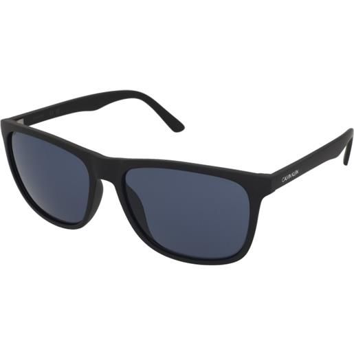 Calvin Klein ck20520s 001 | occhiali da sole graduati o non graduati | prova online | plastica | quadrati | nero | adrialenti