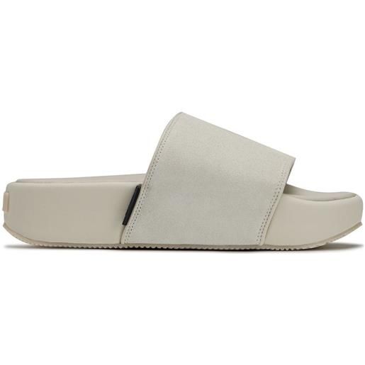 Y-3 sandali con suola rialzata - grigio