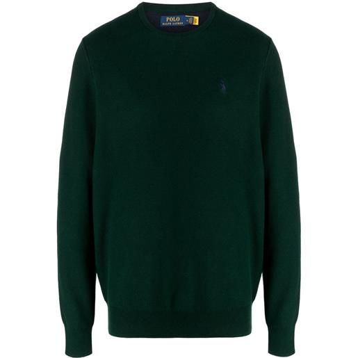 Polo Ralph Lauren maglione con ricamo - verde