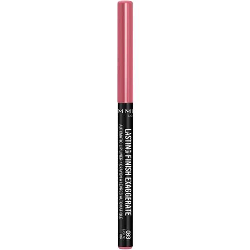 Rimmel matita labbra lasting finish exaggerate 063 eastend pink