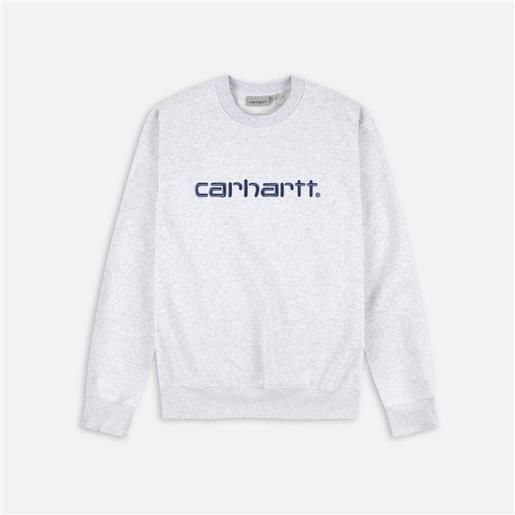 Carhartt WIP carhartt crewneck ash heather/liberty unisex