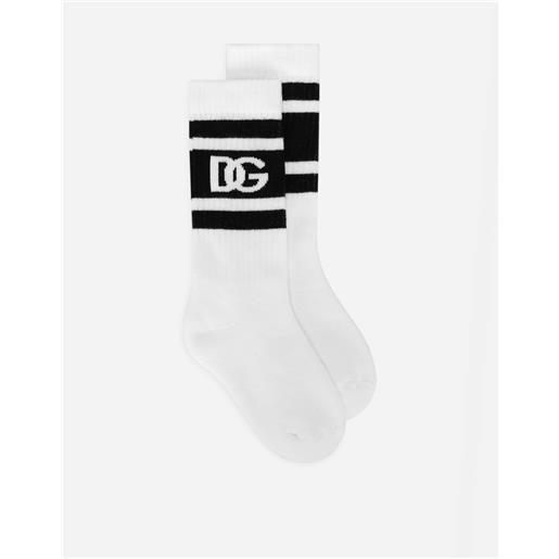 Dolce & Gabbana calze in maglia elastica dg logo